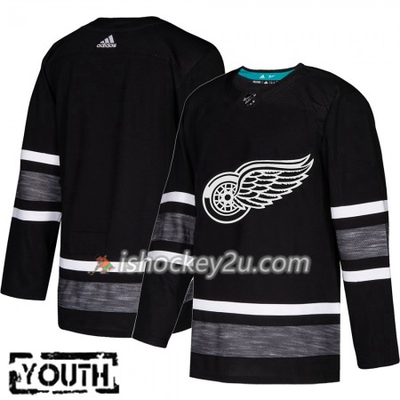 Børn NHL Detroit Red Wings Trøje Blank Sort 2019 All-Star Adidas Authentic